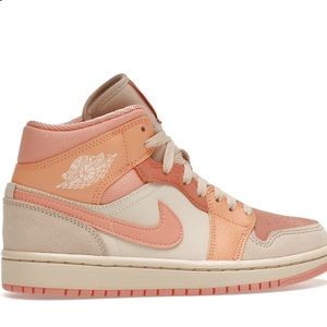 Air Jordan 1 Mids Apricot Orange